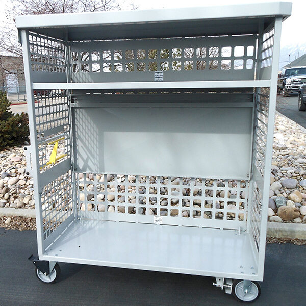 Hinged Shelf Bag Cart